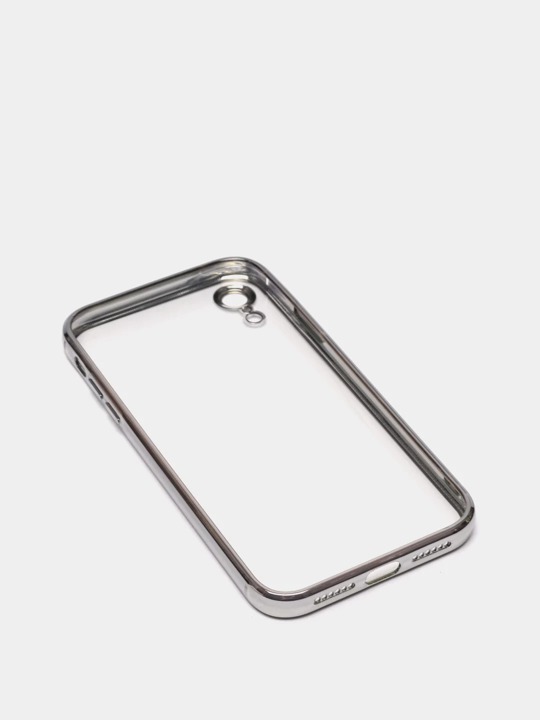 Серебряный чехол для iPhone 7 8 Plus X XS XR 11 12 13 14 15 Pro Max mini айфон про макс