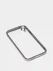 Серебряный чехол для iPhone 7 8 Plus X XS XR 11 12 13 14 15 Pro Max mini айфон про макс