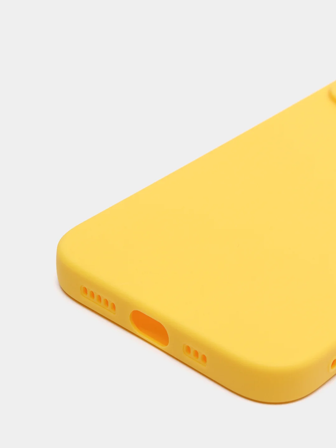 Желтый чехол iPhone 11 14 13 12 Pro Mini Plus XR 7 8 SE 2020 силиконовый (Айфон ХР Про Мини Плюс)