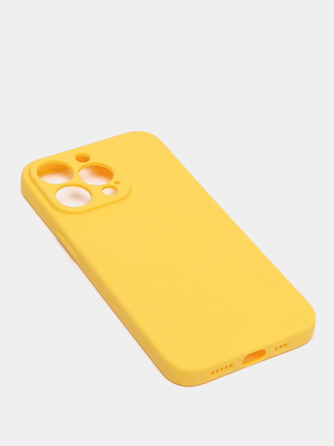 Желтый чехол iPhone 11 14 13 12 Pro Mini Plus XR 7 8 SE 2020 силиконовый (Айфон ХР Про Мини Плюс)
