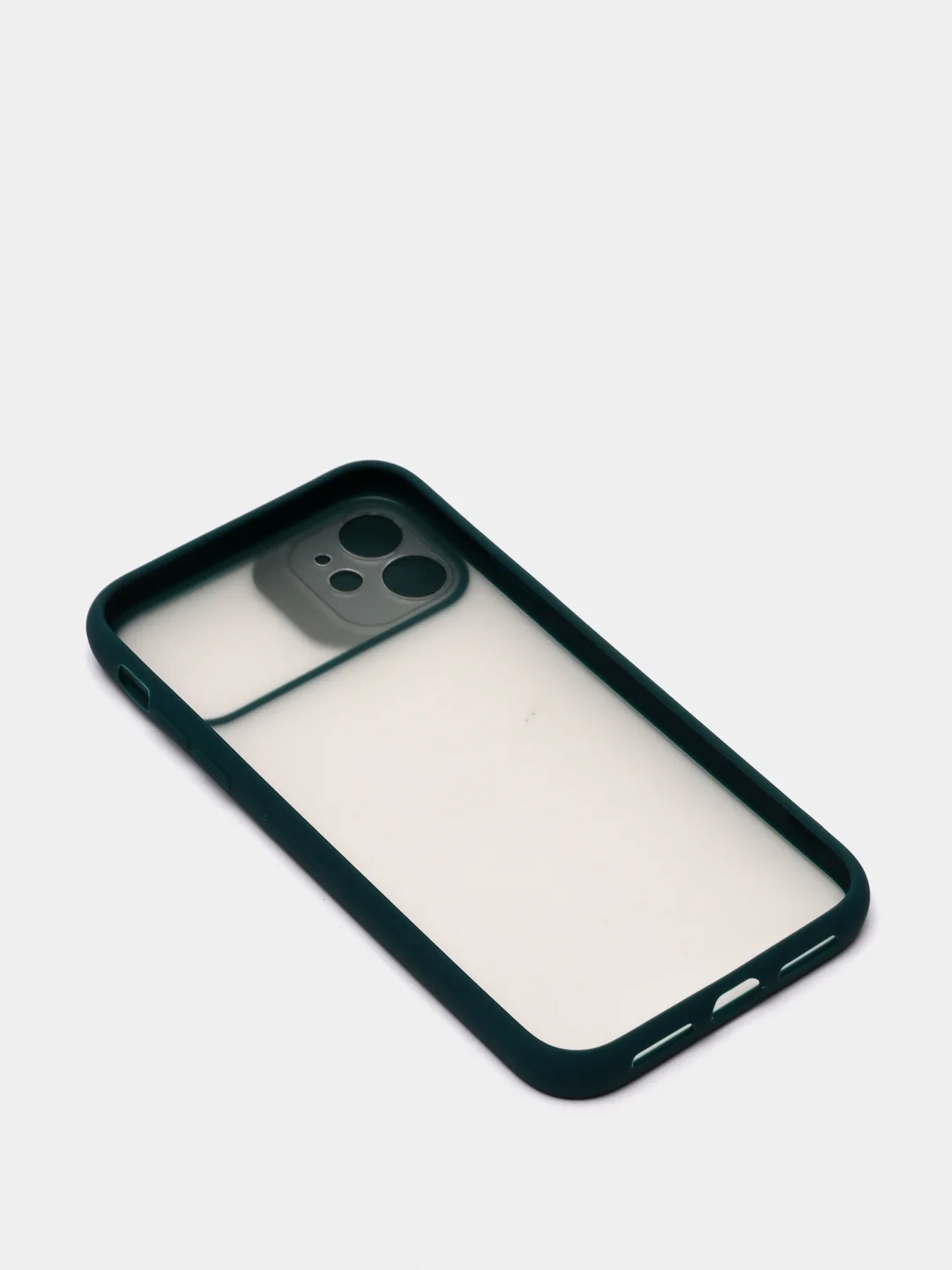 Зеленый чехол для Айфон iPhone 11 Pro, Max 12, 13 mini, 14 Plus, 15 с защитой для камеры