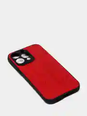Алый чехол iPhone 13, 13 Pro, 13 Pro Max из экокожи Baseus
