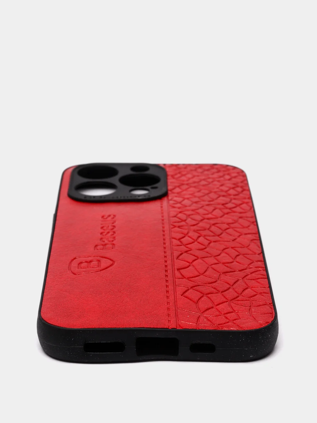 Алый чехол iPhone 13, 13 Pro, 13 Pro Max из экокожи Baseus