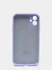 Лавандовый чехол Silicone Case для iPhone 13 /11/12/12 ProMax с защитой камеры с бархатной подкладкой