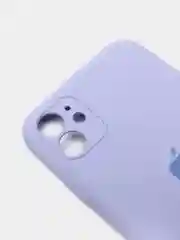 Лавандовый чехол Silicone Case для iPhone 13 /11/12/12 ProMax с защитой камеры с бархатной подкладкой