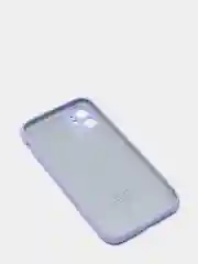 Лавандовый чехол Silicone Case для iPhone 13 /11/12/12 ProMax с защитой камеры с бархатной подкладкой