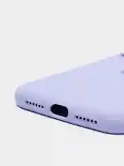 Лавандовый чехол Silicone Case для iPhone 13 /11/12/12 ProMax с защитой камеры с бархатной подкладкой