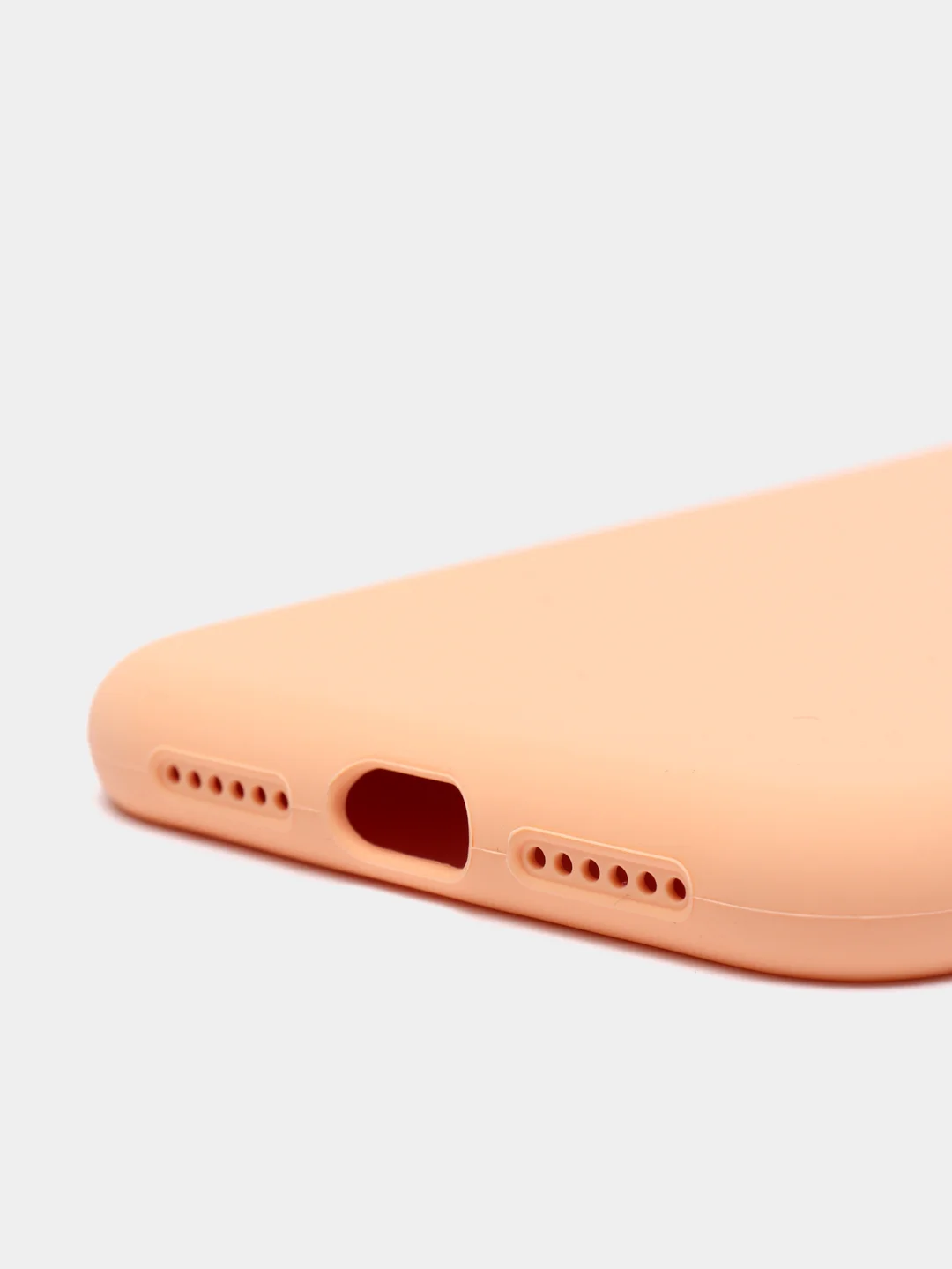 Кремовый чехол Silicone Case для iPhone 13 /11/12/12 ProMax с защитой камеры с бархатной подкладкой