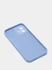 Голубой чехол iPhone 11 13 12 Pro Mini силиконовый ( Айфон Про Мини )