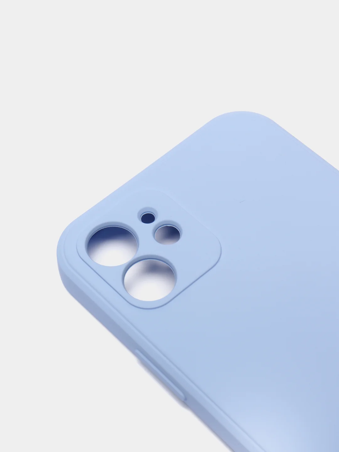 Голубой чехол iPhone 11 13 12 Pro Mini силиконовый ( Айфон Про Мини )