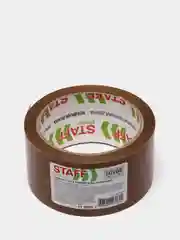 Коричневый скотч широкий, большая намотка