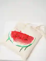 Шоколадный сумка-шоппер с принтом