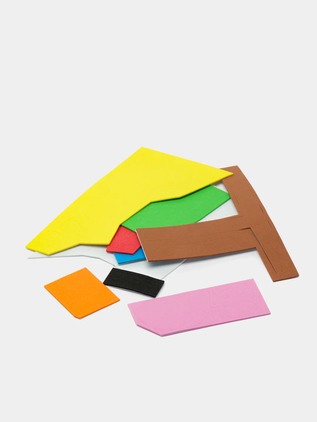 Небесно-голубой объемная, стикерная аппликация, 3D, 18*25см