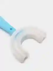 Голубой u-образная детская зубная щетка