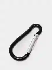 Черный чехол для наушников AirPods 3 силиконовый с карабином и защитой разъема