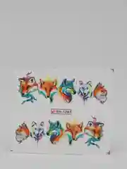 Ледяной наклейки для дизайна ногтей "Животные", слайдеры