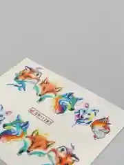 Ледяной наклейки для дизайна ногтей "Животные", слайдеры