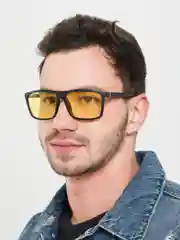 Желтый мужские солнцезащитные очки Mirsee, цветные