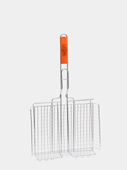 Решётка-гриль для мяса Maclay Lux, хромированная сталь, размер 56 x 35 см