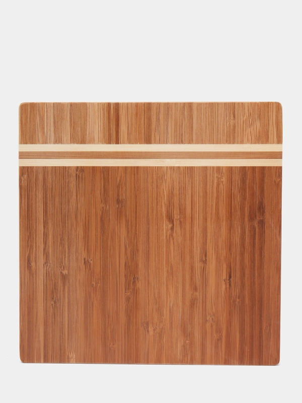 Bekker Доска разделочная, квадратная, с полосой, 25*25*1,8