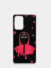 Фуксия чехол Samsung Galaxy A52 / A52s (Самсунг Галакси А52 / A52s) с рисунком Игра в кальмара