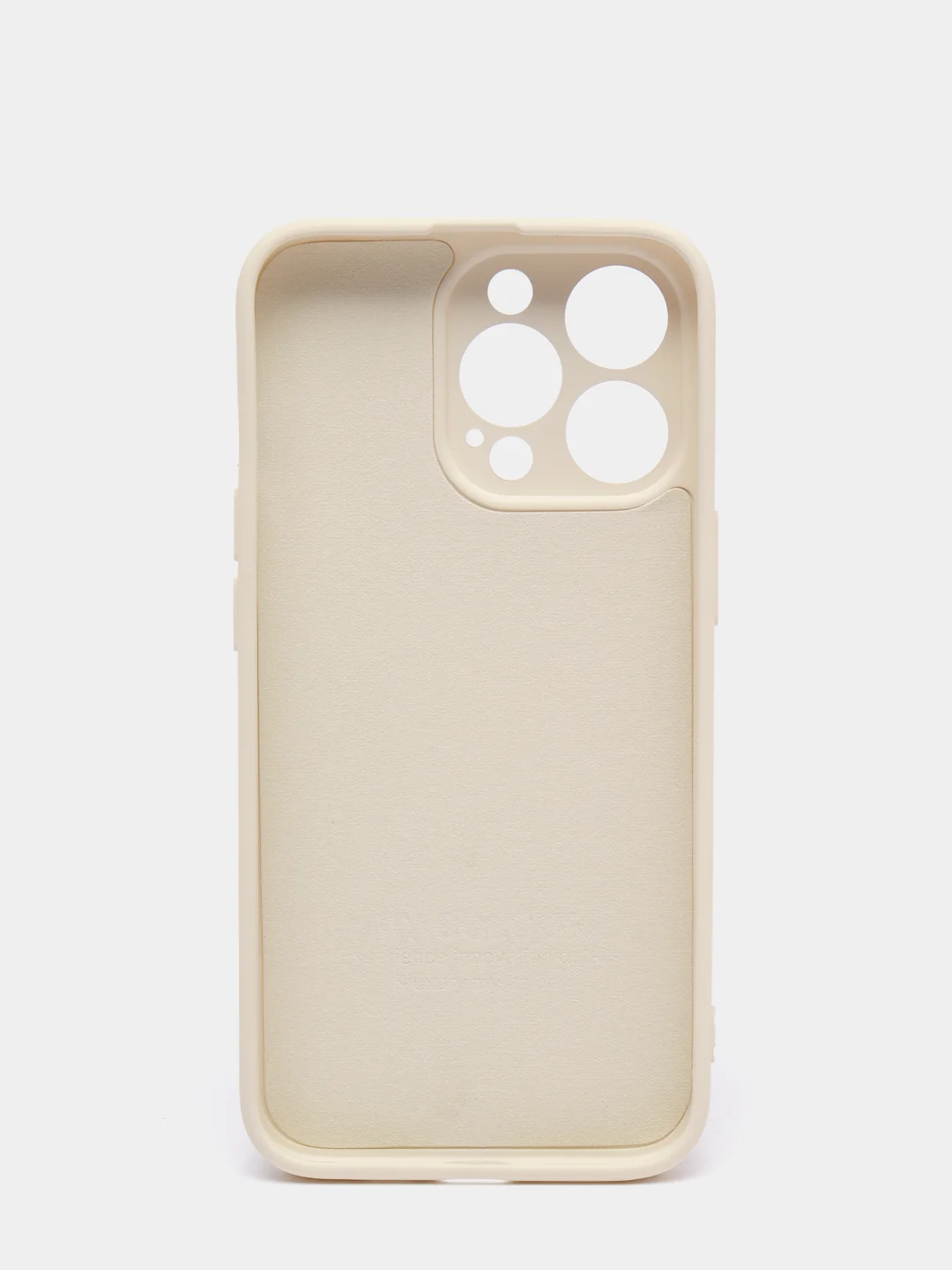 Белый чехол iPhone 13 Pro Max, силиконовый на айфон про макс