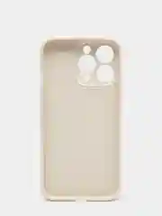 Белый чехол iPhone 13 Pro Max, силиконовый на айфон про макс