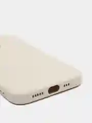 Белый чехол iPhone 13 Pro Max, силиконовый на айфон про макс