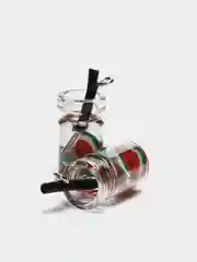 Красный подвеска "Коктейль", 2 штуки