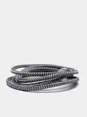Серый кабель для зарядки X-cable, магнитный, 2.1 А, 360 + магнитный коннектор-разъем