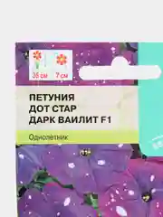 Петуния ДОТ СТАР дарк ваилит F1 10шт / Семена цветов