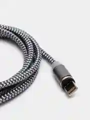 Серый кабель для зарядки X-cable, магнитный, 2.1 А, 360 + магнитный коннектор-разъем