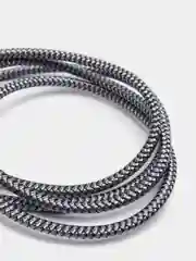 Серый кабель для зарядки X-cable, магнитный, 2.1 А, 360 + магнитный коннектор-разъем