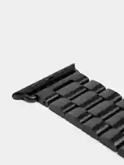 Черный ремешок для Apple Watch стальной браслет для 3, 4, 5, 6, 7, SE на 38 / 42 / 40 / 44