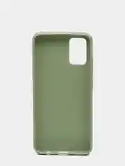 Оливковый чехол Samsung Galaxy A02s силиконовый