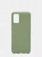 Оливковый чехол Samsung Galaxy A02s силиконовый
