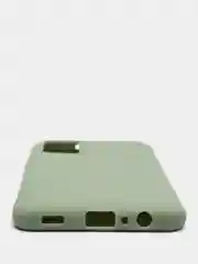 Оливковый чехол Samsung Galaxy A02s силиконовый