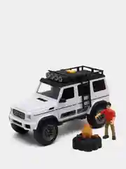 Набор Dickie Toys "Искатели приключений" MB AMG 500 4 x 4 PlayLife, 23 см, свет, звук