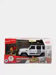 Набор Dickie Toys "Искатели приключений" MB AMG 500 4 x 4 PlayLife, 23 см, свет, звук