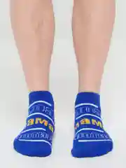 Синий носки с надписями унисекс