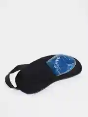 Серый маска для сна, черная