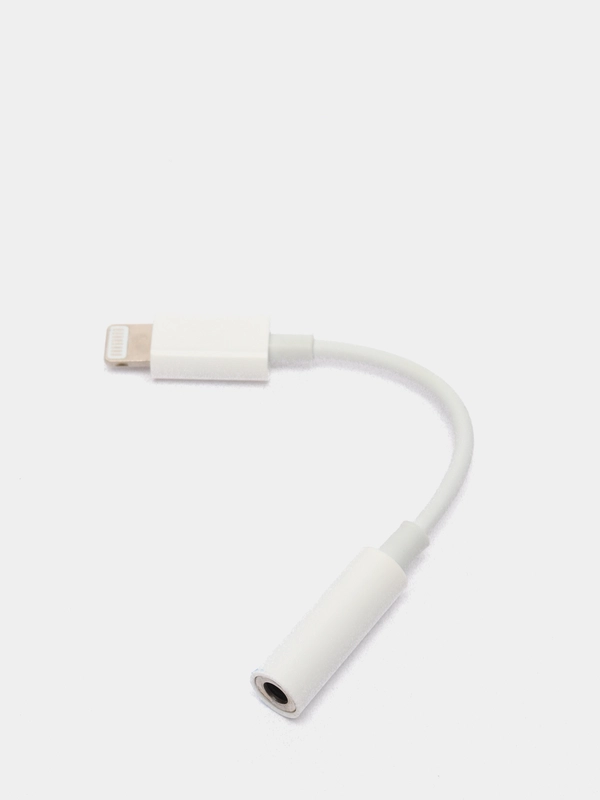 Переходник iPhone Bluetooth Lightning 8-pin на AUX (Jack 3.5) HEADPHONE ADAPTER, белый