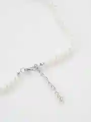 Ожерелье из искусственного жемчуга на шею с сердечком