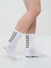 Белый носки футбольные, нескользящие