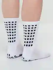 Белый носки футбольные, нескользящие