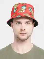 Красный панама из хлопка, панамка двухсторонняя мужская женская
