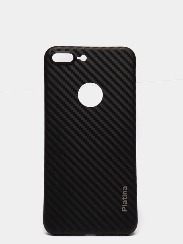 Накладка для iPhone 7/8 Plus Platina Super Slim 0,3 мм, Carbon Design, черная