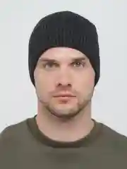 Угольный шапка мужская вязаная