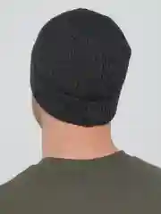 Угольный шапка мужская вязаная