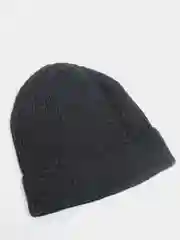 Угольный шапка мужская вязаная